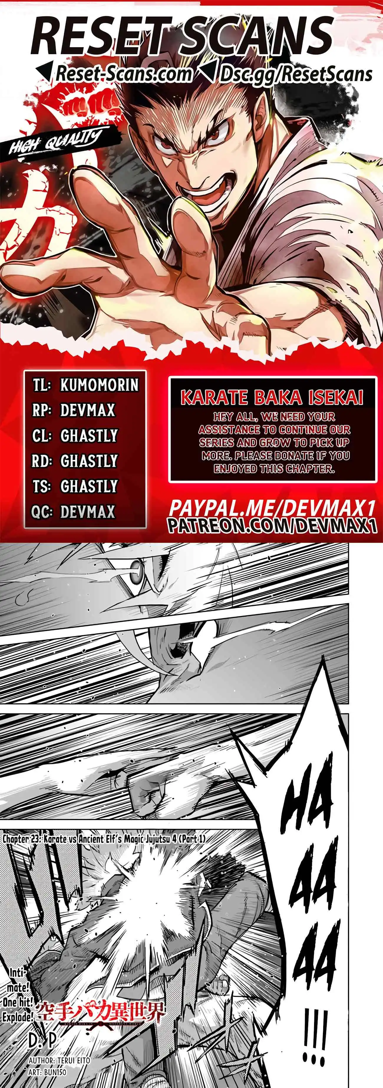 Karate Baka Isekai Chapter 23.1 2